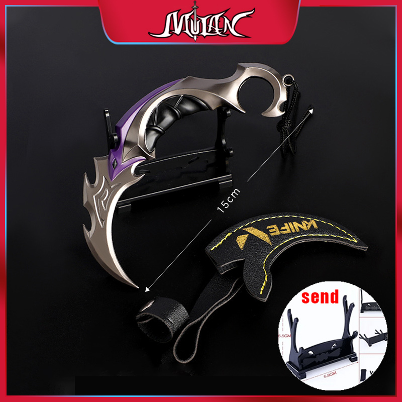 Craft Knife Set - Valorant EP5 Karambit Metal Craft Model