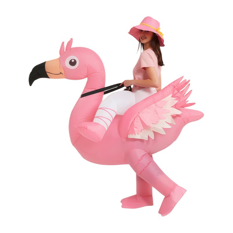 Cosplay Props - Costumes gonflables de flamant rose, vêtements