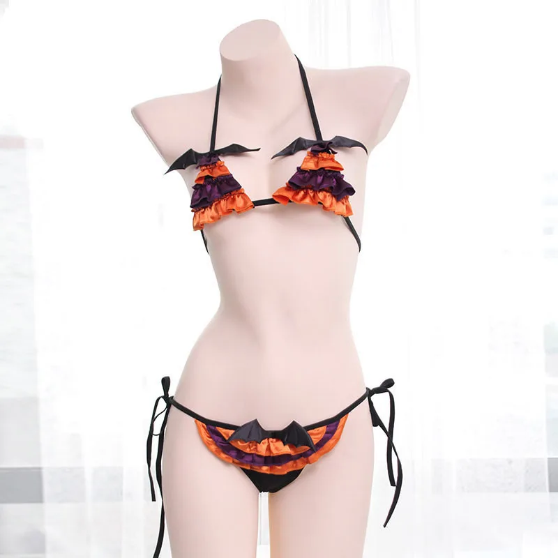 Cosplay Bat Prop - Ensemble de lingerie sexy gothique pour