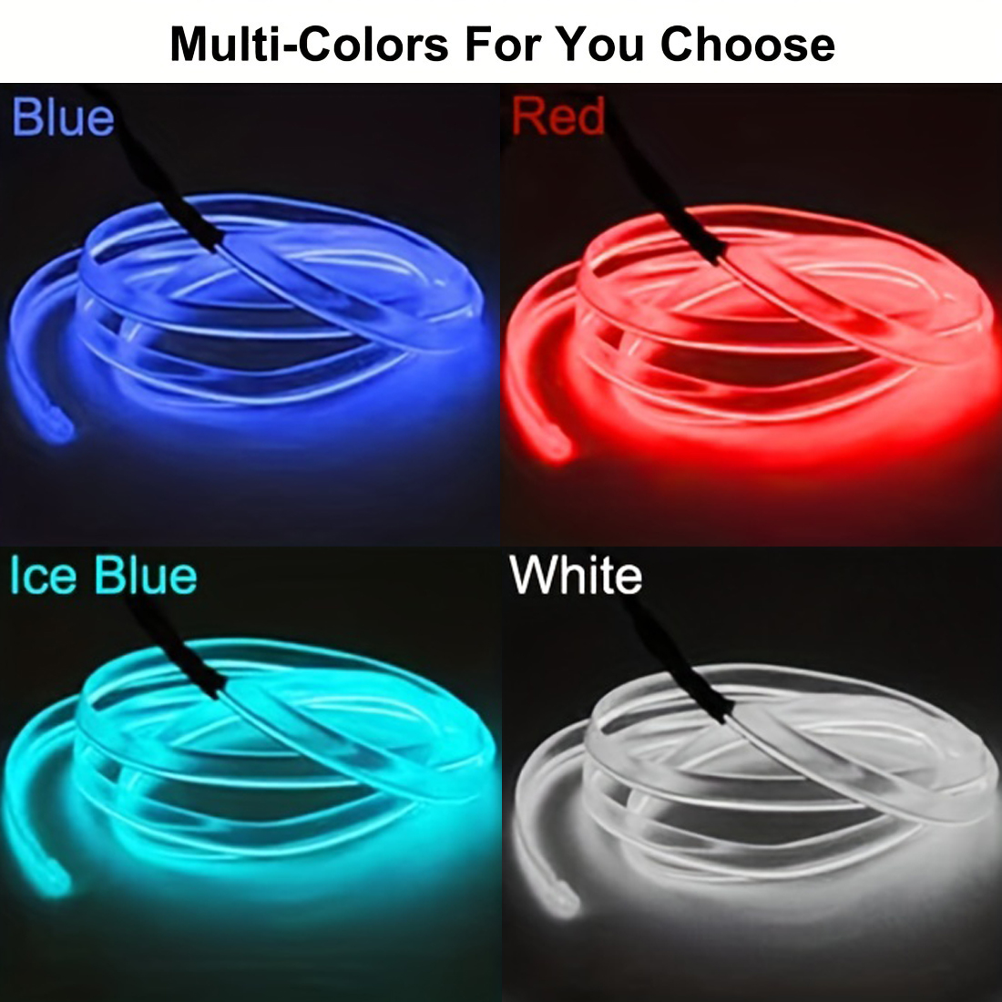 Bandes lumineuses LED néon pou - Led El Wire avis et prix