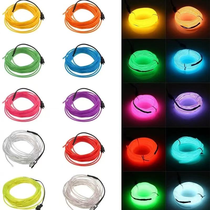 Fil néon EL 10/5/3/1m, lumière - Led El Wire avis et prix
