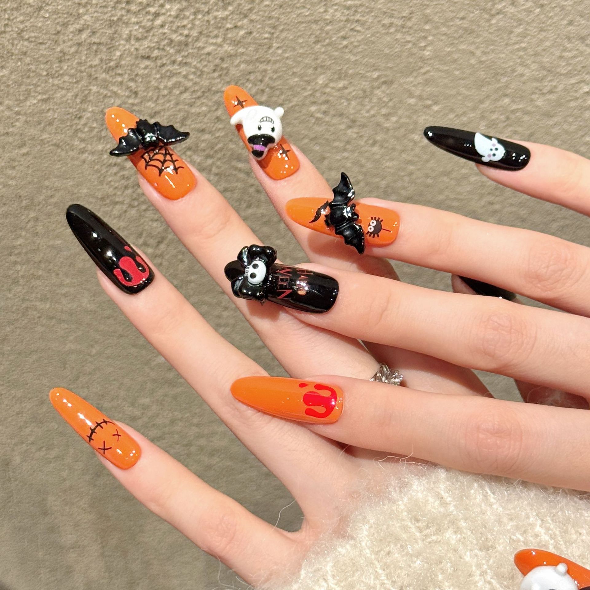 10 faux ongles longs et ovales - Cosplay Bat Prop avis et prix
