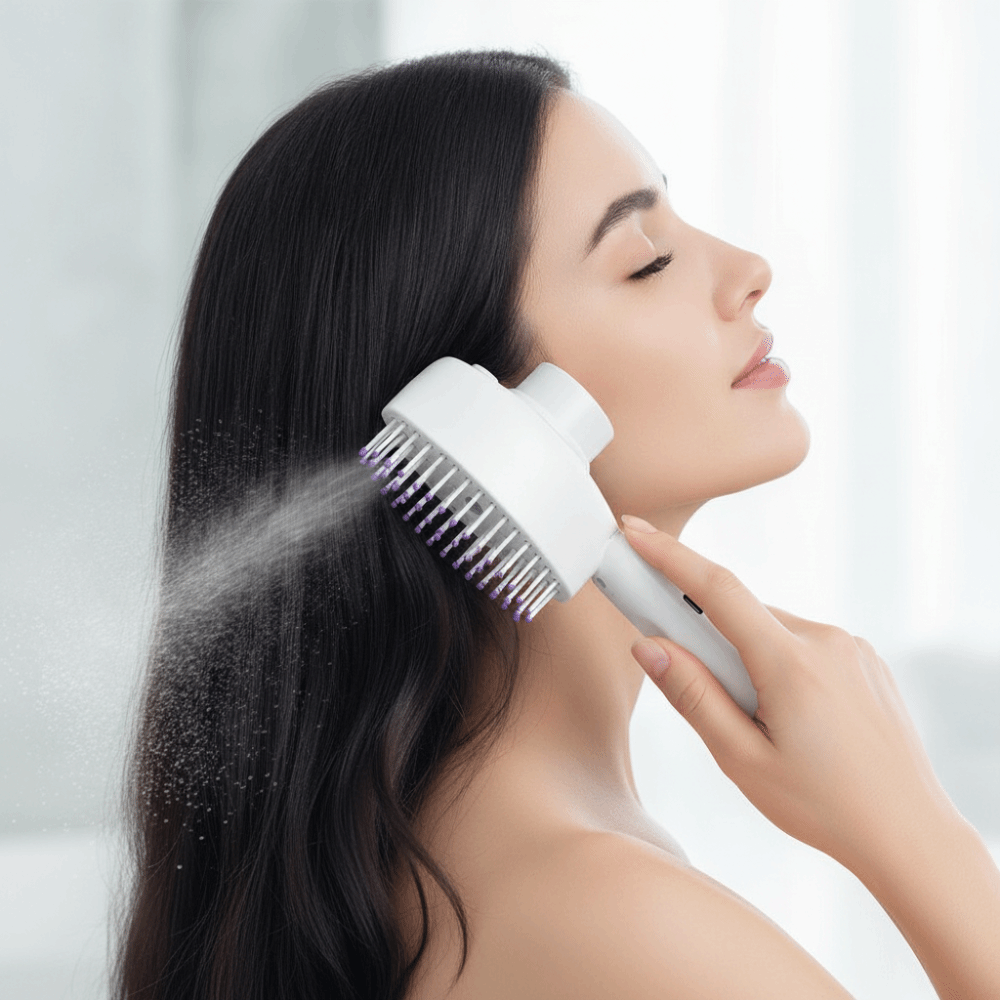 Brosse de massage multifonctio - Hair Spray Color avis et prix