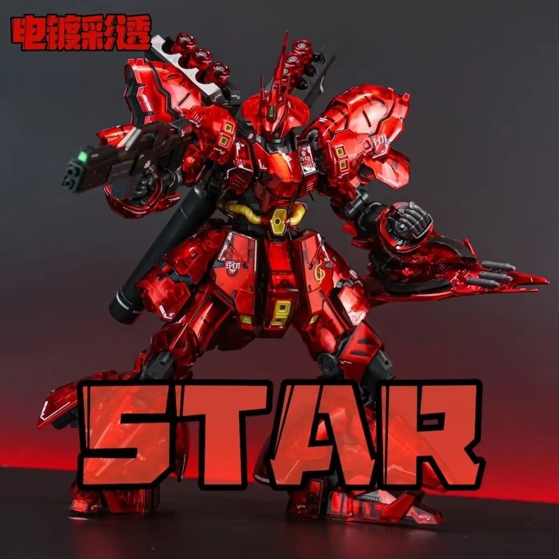 STAR Sazabi Electroplated Clea - Bandai Gundam Rg avis et prix